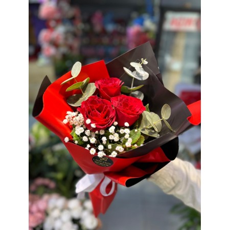 3 Gül Buketi